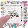 35pcs Cartoon Animal Stickers Playful Heart Animal Stickers DIY Stickers For  Laptop Luggage Scrapbook Diary Sticker Guitar