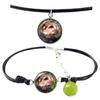 Norfolk Terrier – A Set of Jewelry with Your Photo, Handmade Set |