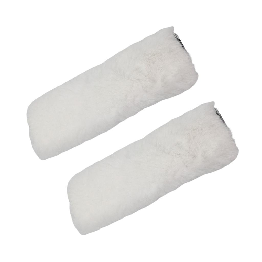 2 Pieces Auto Seat Belt Cover Comfortable Car Neck for Child White