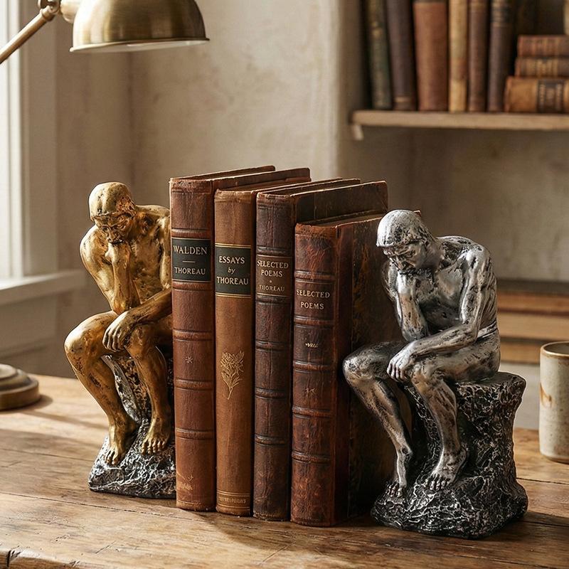 Nordic Sandstone Thinker Creative Ornaments Hot Selling Simple Home Furnishings Study Room Vintage Decorations Commercial Gifts