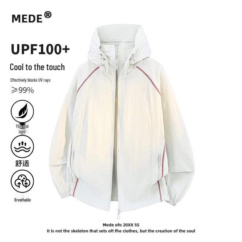 MEDE Unisex Ice Silk Sun Protection Hooded Jacket