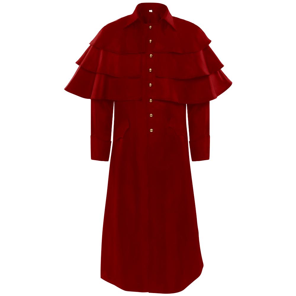 Medieval Monk, Wizard, Priest Costume - Halloween Grim Reaper Cosplay Robe