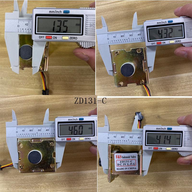 1 Stück DC 3V ZD131-C Universelles Gas-Warmwasserbereiter-Magnetventil Allgemeines Gas-Warmwasserbereiter-Zubehör