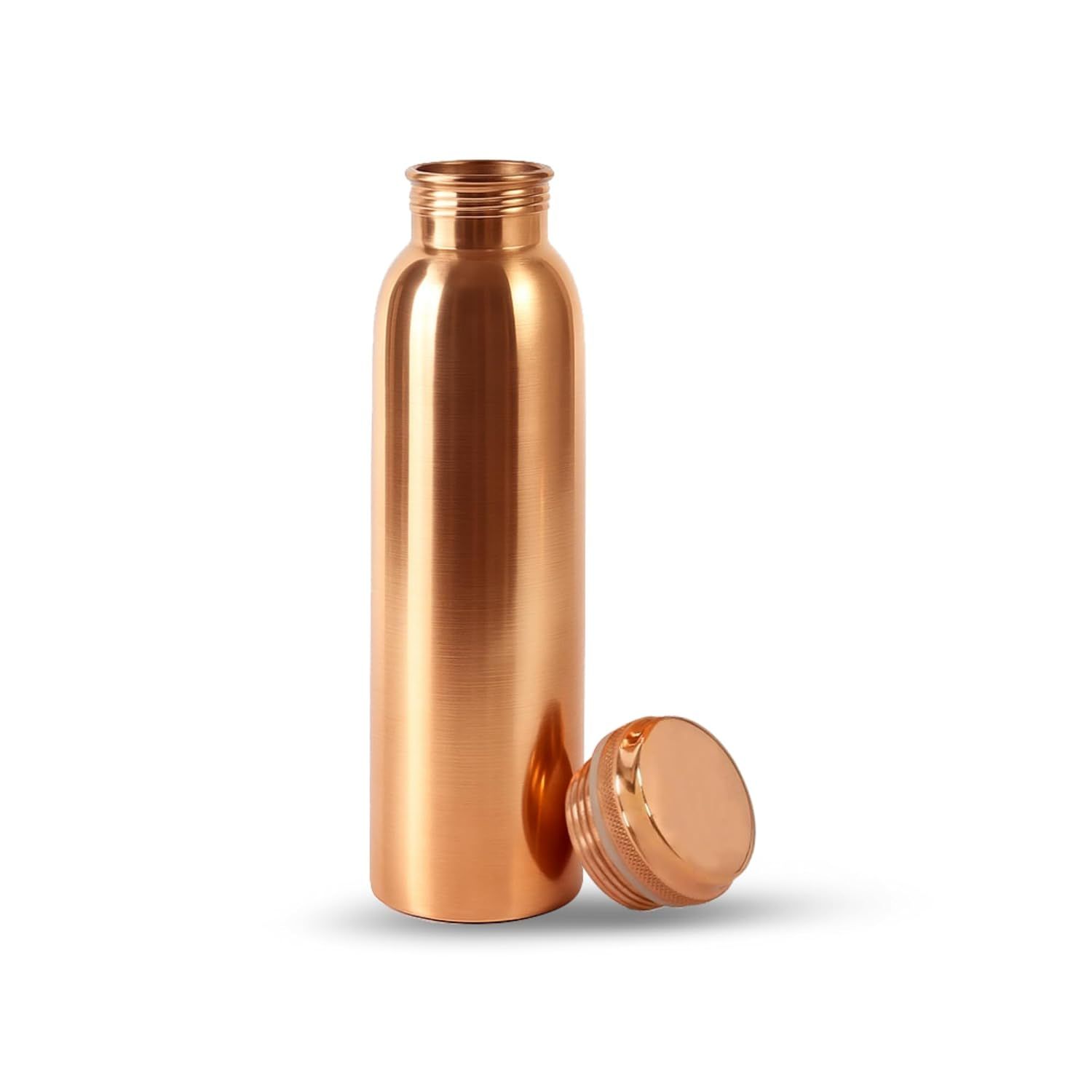 

Copper Water Bottle 1 Ltr | Copper Bottle for Men & Women BPA Free & Leak Proof | Easy to Carry | Suitable for Yoga, School & Office (Smooth Finish)