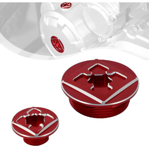 

Motorcycle Engine Timing Plug Bolts Cap Cover for Hawk 250,CNC Dirt Bike Screws for Hawk 250cc Red красный