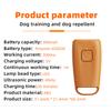 Upgraded Dog Stops Barking &scares Wild Dogs With Strobe Lights + 40kHz Sound (50ft Range).Safe,humane & Portable For Walks/outdoors