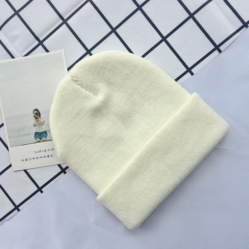 Custom Embroidery Logo Design Blank Plain Unisex Cheap Kids Children Baby Infant Beanies