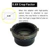 XPIMAGE Optical Focal Length Booster Adapter converts Pentax 67 lenses to Fujifilm GFX cameras 0.8x Reducer/Speed
