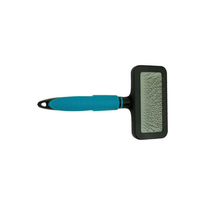 Brosse de toilettage NAYECO - À poils - Petite taille - Bleu