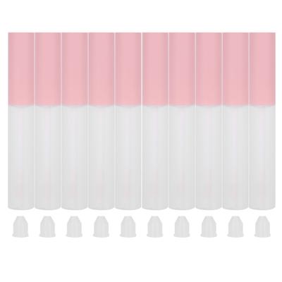 Tubos de Brilho Labial Tubos de Batom Vazios Garrafa Recipientes Cosméticos Vazios Recarregáveis (Escova
