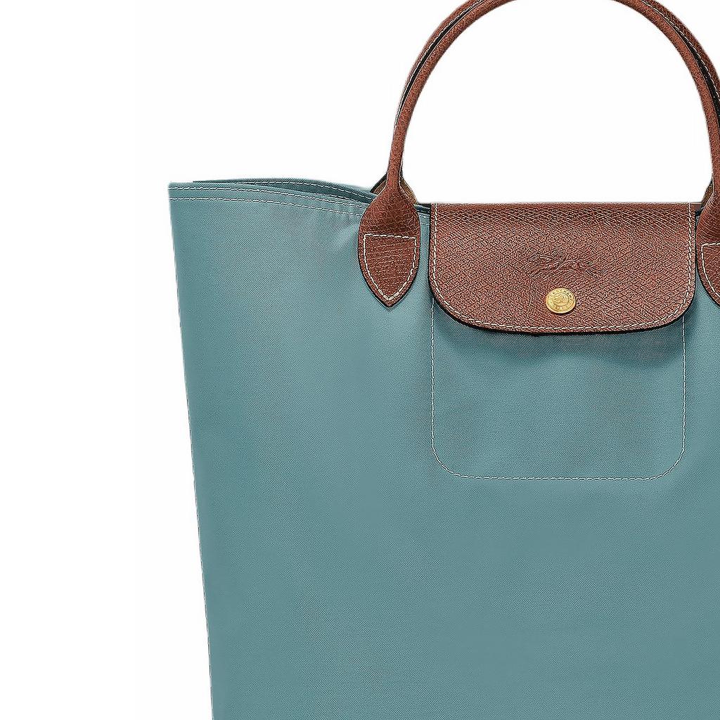 Longchamp Le Pliage Sac Tote avec Fermeture Dorée Sacs Tote pour Femmes Eucalyptus 10168089P93