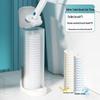 Disposable Wall-Mounted Toilet Brush Kit