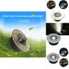 Solar Garden Floor Lamp With Stainless Steel Round Design For Lawn And Patio Landscape