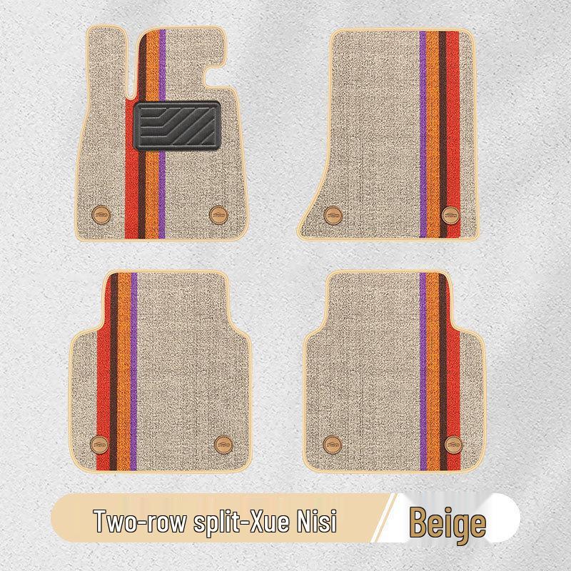 Volvo S60 TPE Car Floor Mats: Full Coverage, Waterproof, Eco-Friendly, Door Sill Wrap, Coil Design.