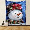 Beach Blanket Living Room Decoration Bedroom Background Cloth Santa Red Riding Hood Gnome Cute Tapestry Wall Hanging