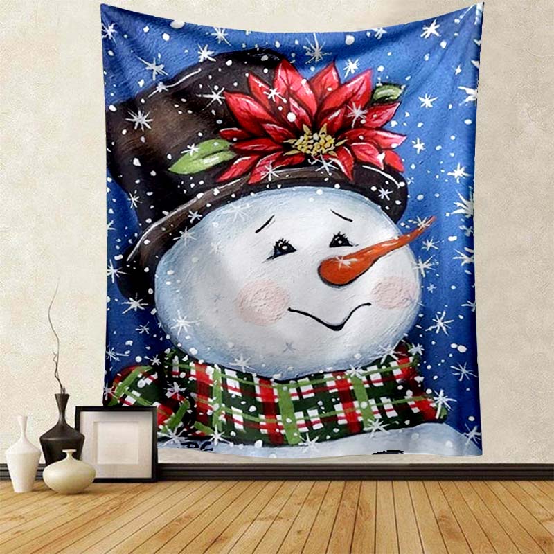 Beach Blanket Living Room Decoration Bedroom Background Cloth Santa Red Riding Hood Gnome Cute Tapestry Wall Hanging