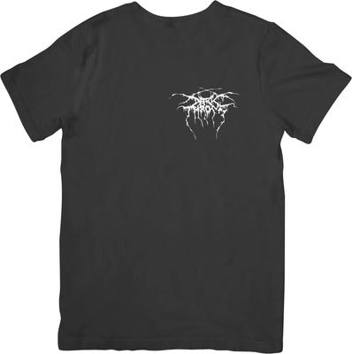 Darkthorne Music Unisex Fit for Men & Women Quality Cotton T-Shirt Black