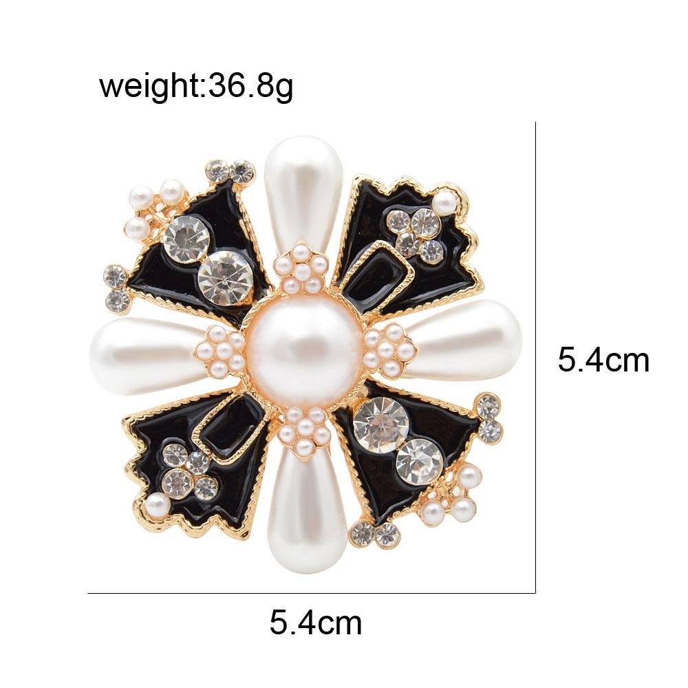 KGCGJVB Set di 4 spille e spille da donna vintage con perle