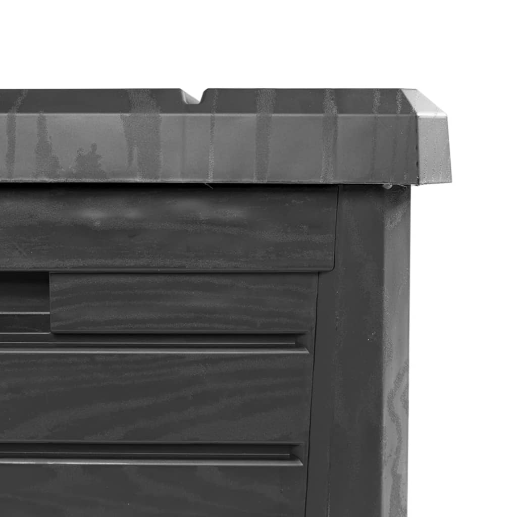 Outdoor Cushion Box Anthracite 73 x 50.5 x 46.5 cm Polypropylene
