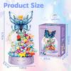 Flower Bouquet Building Kit for Adults, 630 PCS Butterfly Flowers Mini Bricks Building Blocks Bonsai Sets Botanical Collection Home Decor Birthday