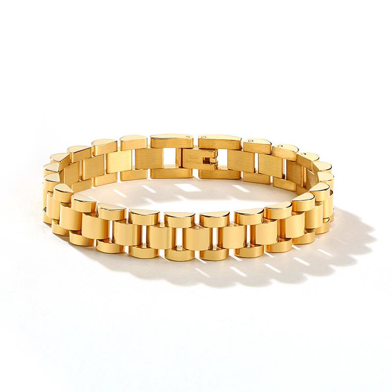 Luxury Presidential Chain Bracelet For Women Men, Stainless Steel Watch Brand Link Fashion Wrist 16cm/18cm/21cm 16cm