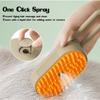 Spazzola per cani Steamy Spazzola per capelli a spruzzo elettrica per gatti Spazzola a vapore per cani 3 in1 per massaggi Toelettatura animali domestici Rimozione di peli aggrovigliati e sciolti