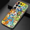 Case For Samsung Galaxy S24 S23 Ultra S22 Plus S20 FE S21 S10 5G Lite S10e S9 S8 Luxury Soft Phone Cover Pikachu Pokemon Cartoon