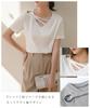 cut and short street Harajuku summer summer cool one white [J.STORE] T-shirt, sew, V-neck, women's, sleeve, top, v-neck, spring, summer, Korean,