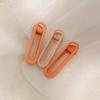 Colorful No-Trace Metal Duckbill Hair Clips for Women - 2025 New Trendy Bangs Hairpins