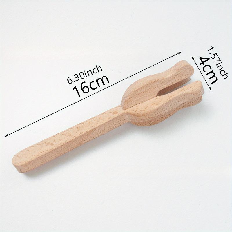 Knitting Fork Handle and 9 Big Eye Kit Knitting Knitters Eye Jewelry Wooden Fork Weaver Knitter Needle Kit