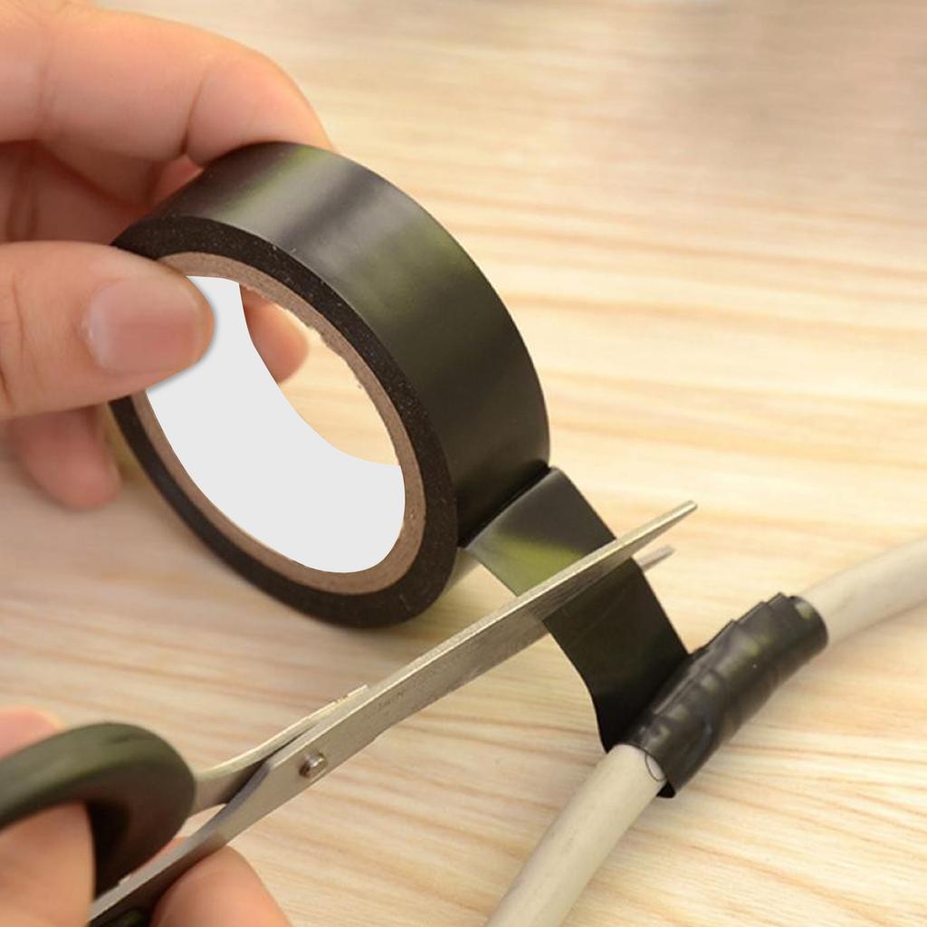 Black PVC Electrical Tape Industrial Grade PVC Electrical Insulating Tape for Improvement Electrical Equipment
