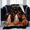 1 Stück Weihnachtszwerg-Druck Leichte Flanelldecke, Bequeme und Warme Decke, für Camping Sofa Bett und Couch Büro, Geschenkdecken in Allen