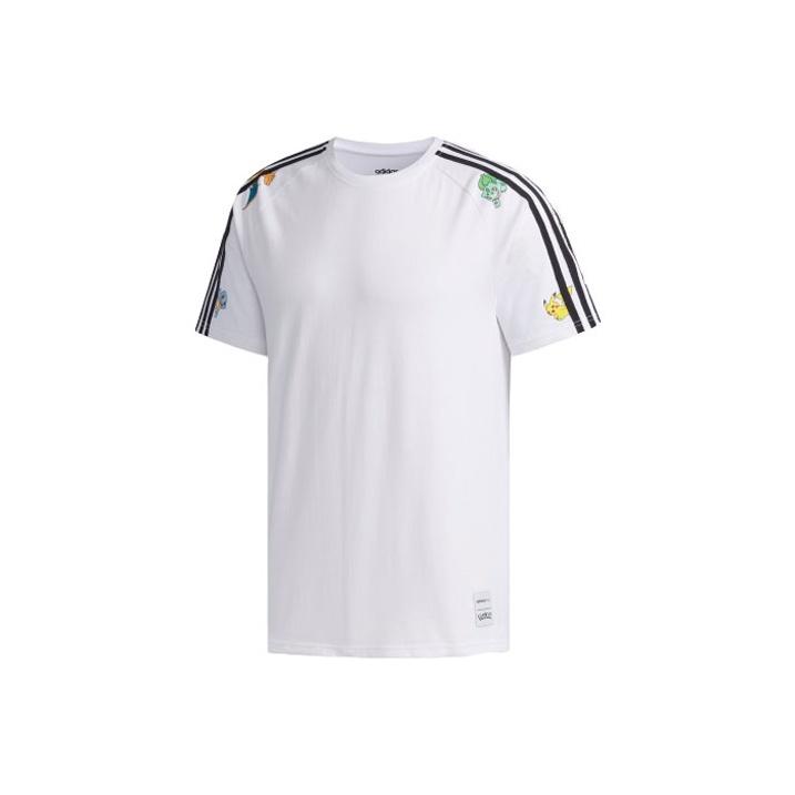 

Adidas Neo X Покемон Пикачу Футболка с коротким рукавом с принтом Мужские топы Белый FM0320 L