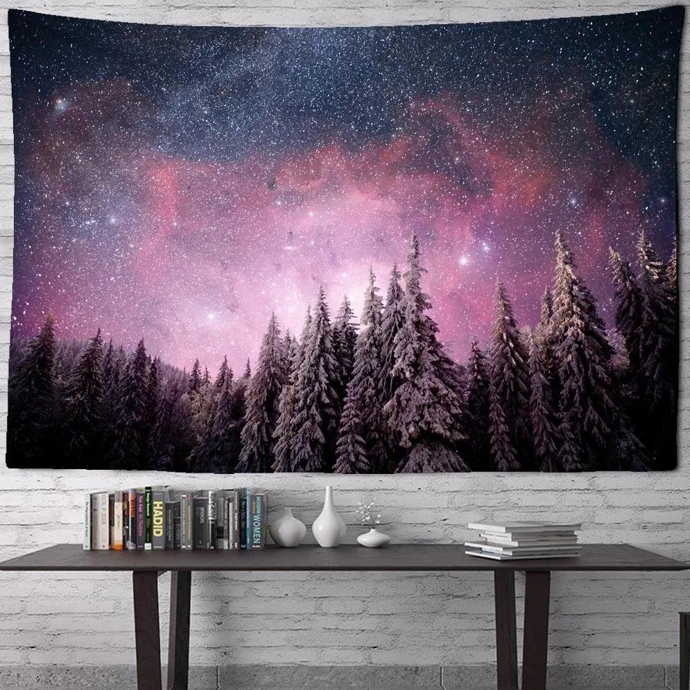 Starry Sky Moon Night Wall Decoration Tapestry Home Living Room Tapestry
