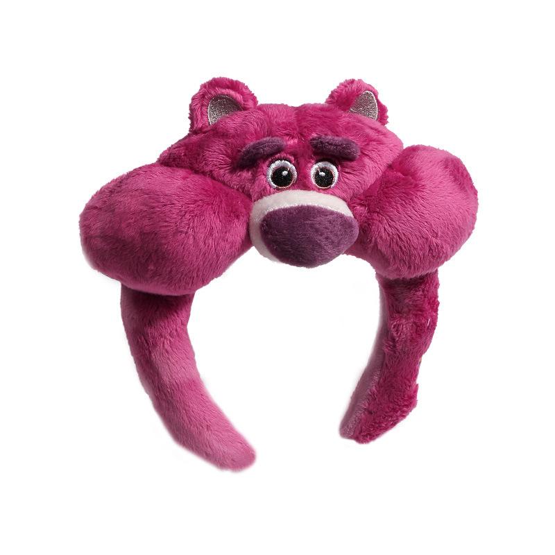 Cute Bear Plush Hair Band Cartoon Animal Hair Band Wash Face Makeup Headband
