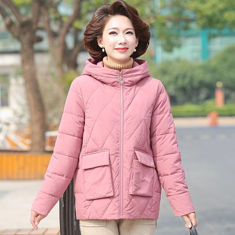 

JIANHU Women s Hooded Mid-length Winter Coat L