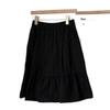 Plus-Size Retro A-line Elastic Waist Summer Skirt for Women