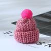Korean Style Knitted Wool Hat with DIY Pompom Decoration - Mini Christmas Accessory