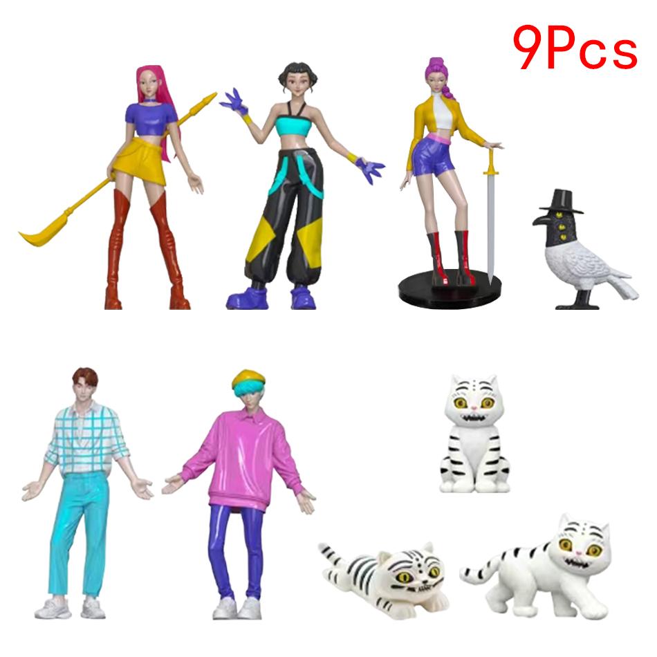 Kpop Demon Hunters Figure K Pop Demon Hunters Figures Huntrix Figures Toy Derpys Tiger Rumi Mira Zoey Sussy Figurine Ornament