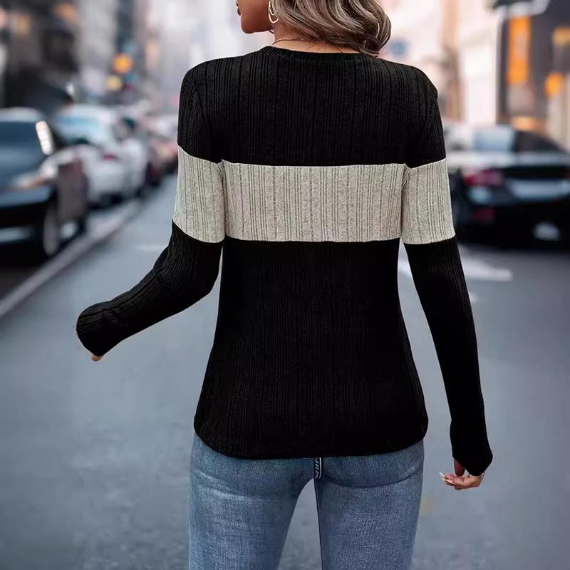 Sweater Women O Neck Knitted Streetwear Autumn Winter Vintage Clothing Casual Long Sleeve Sweater