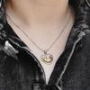 Birthstone Necklace for Natural Garnet Cat Metal Allergy Wedding Anniversary Wedding Anniversary Gift [AILIN] Women, Pendant, Heart, Birthstone,