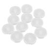 18pcs Joystick Replacement Caps 25.3mm Diameter Mechanical Button Caps Gaming Button Caps Covers Transparent