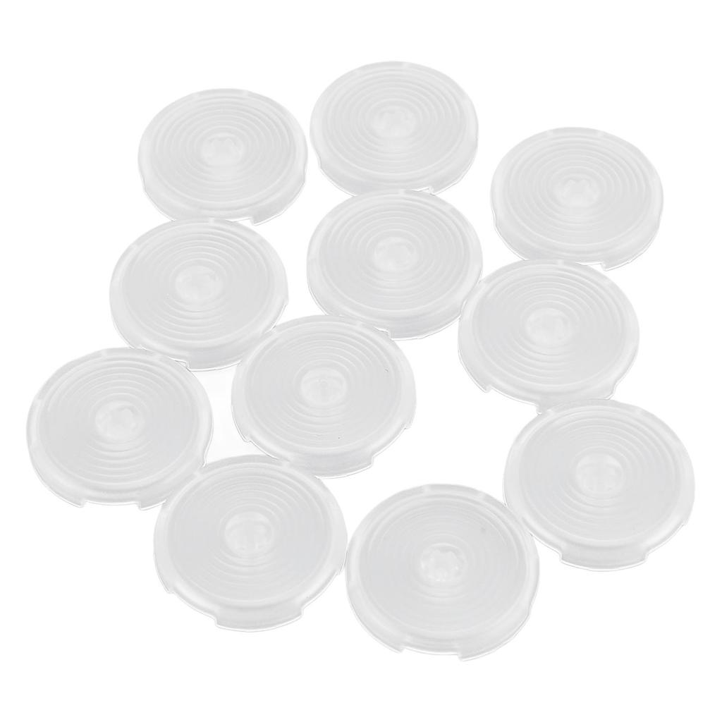 18pcs Joystick Replacement Caps 25.3mm Diameter Mechanical Button Caps Gaming Button Caps Covers Transparent