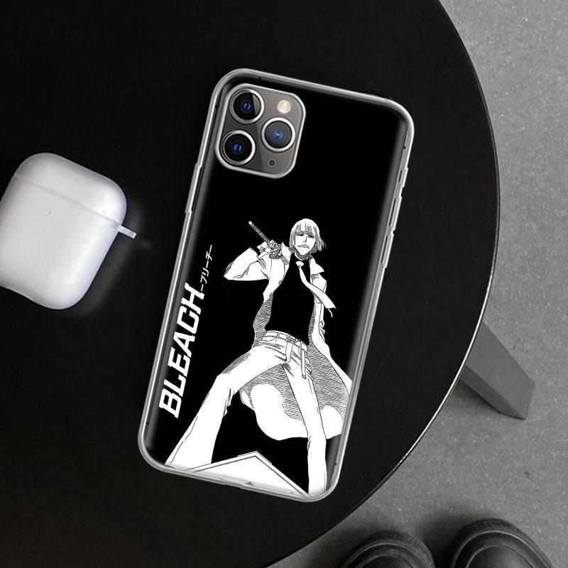 Bleach Shinji Hirako Phone Case Cover for iPhone 11 12 13 Mini 14 15 Plus 16 Pro Max 17 Air 7 8 + SE Art Customized Fundas 11 12