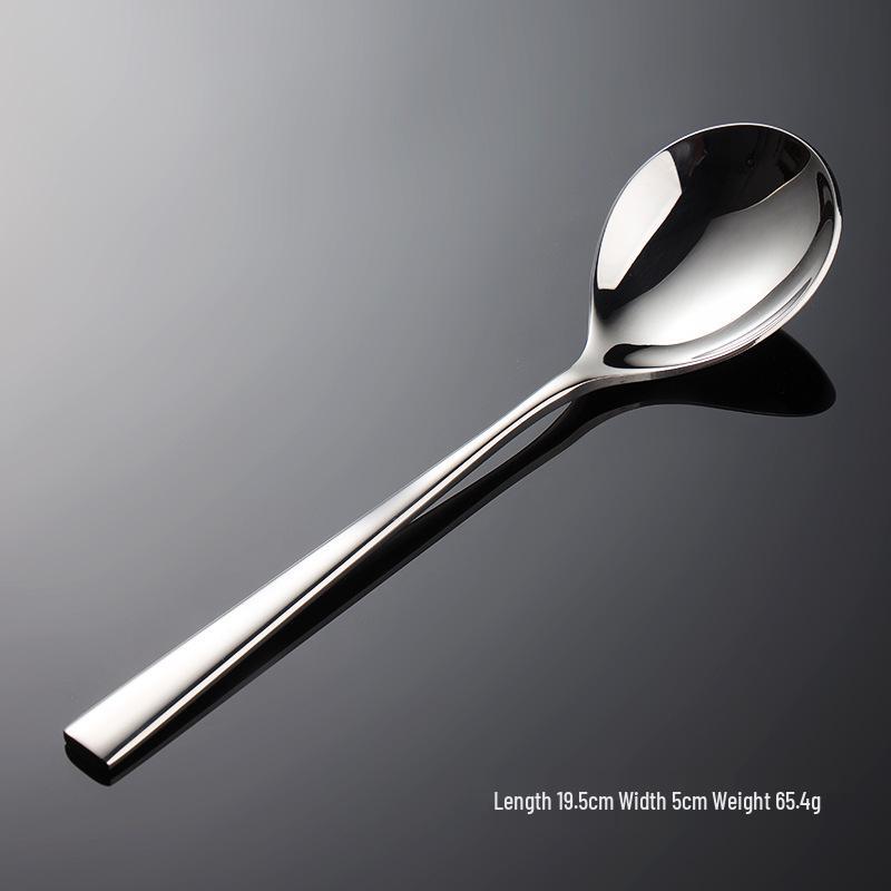 Western Cutlery Set: Edge-Wrapped Steak Knife, Fork & Spoon - Thickened 304 Stainless Steel for Hotel Use.