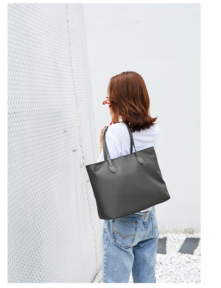 Tao Yin Fashionable Oxford Cloth Large Women's Shoulder Bag - 2024 Korean Style