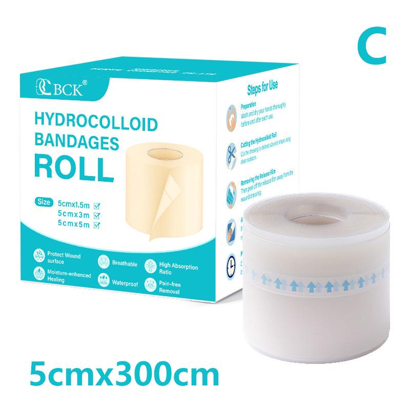 1 role hydrokoloidních náplastí pro efektivní péči o rány, extra tenké, měkké, voděodolné, samolepicí krycí pásky na jizvy