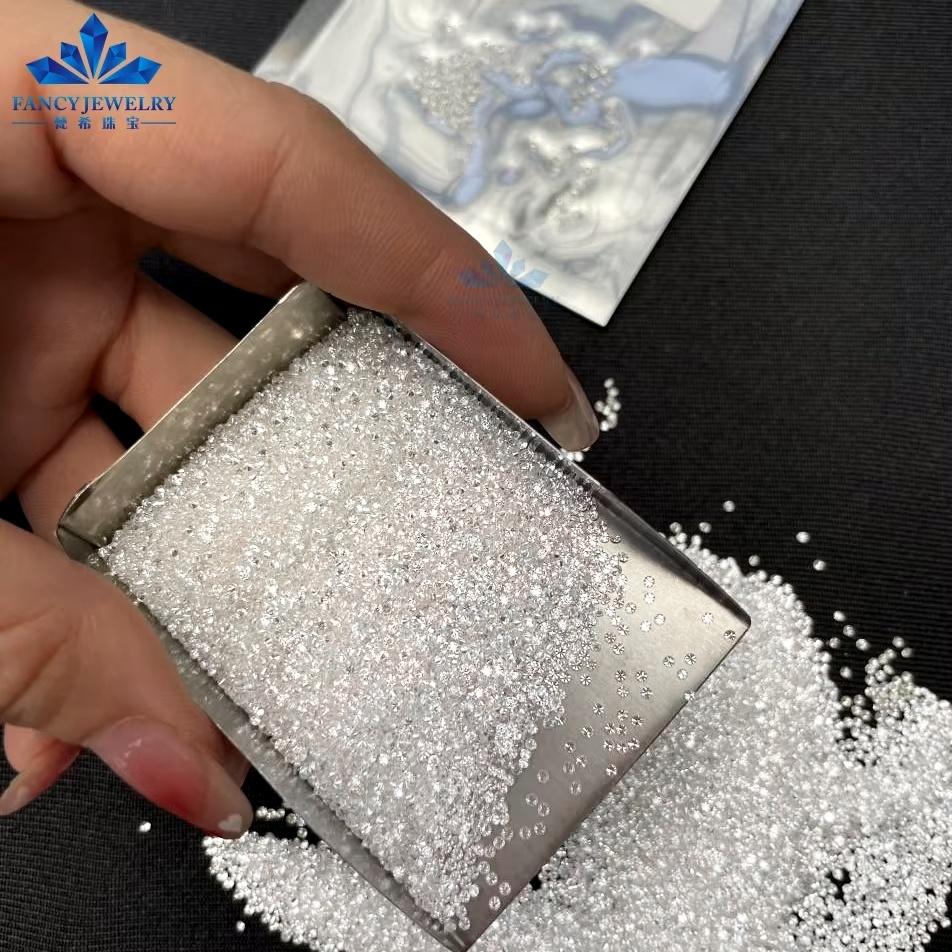 Most Popular Small Mossanite Diamonds White D Color VVS1 Round Brilliant Lab Grown Melee Diamond Loose Mossanite Stone