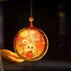 Chinese Style Portable Flower Lantern Rabbit Luminous Toys  Mid-Autumn Festival Gift