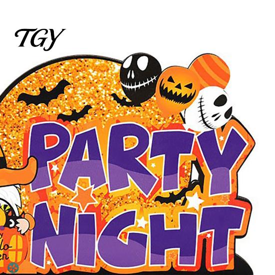 Indoor Autumn Seasonal Decor Halloween Tabletop Signs, Pumpkin Ghost Gnome Wood Centerpiece Blocks, Spooky Decorative Crafts for Fall Party